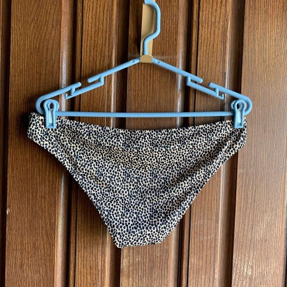 SHADE & SHORE animal print ribbed bikini bottoms - Picture 4 of 5